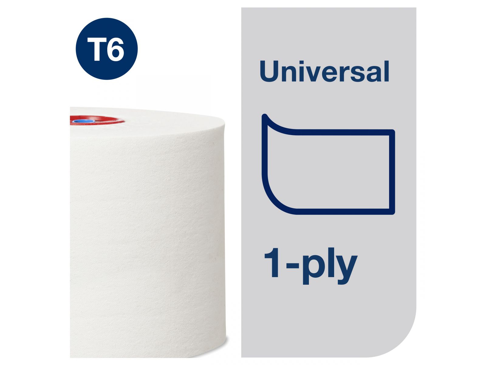 Papier toaletowy Tork 127540 Universal T6 Mid-Size 27 rolek